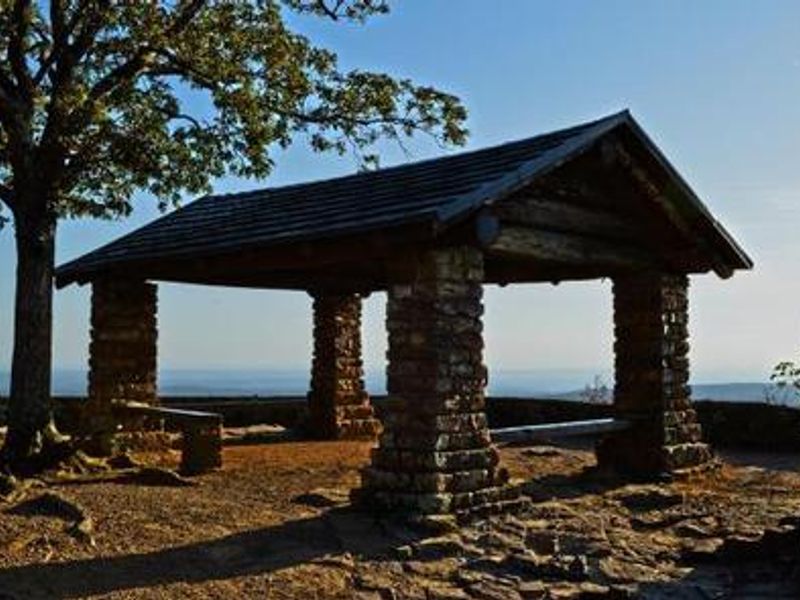 Overlook at White Rock Mountain in the heart of the Ozark National Forest.