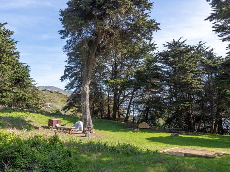 Side view of Bicentennial Campground.