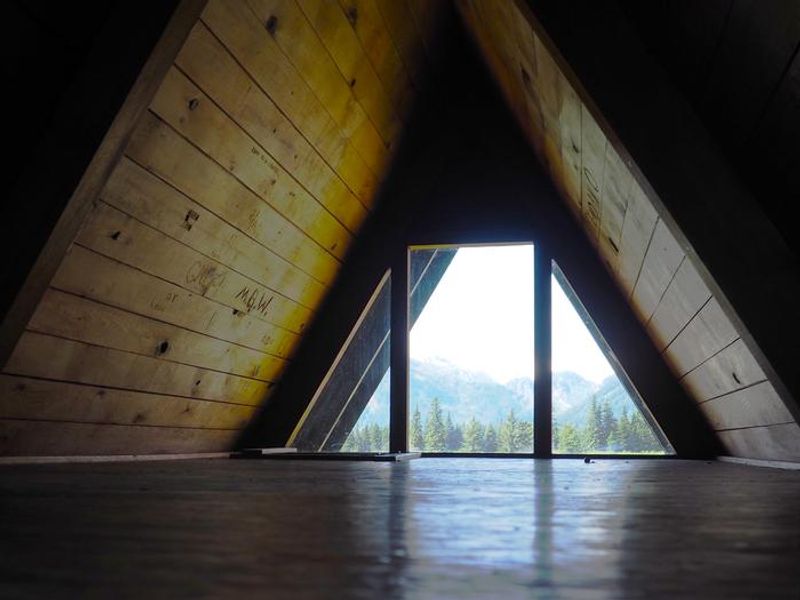 Shakes Slough 2 Cabin loft window view