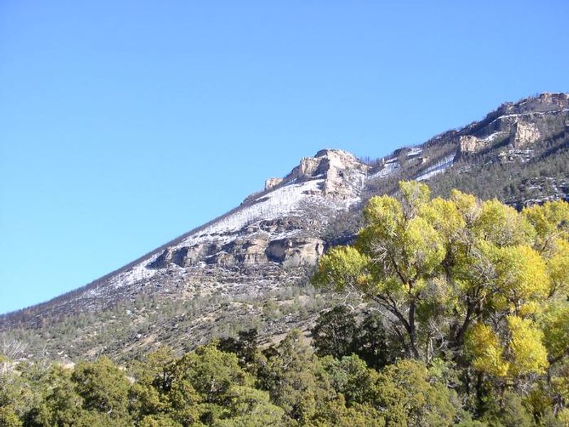 Cliffs around Shell Creek Campground