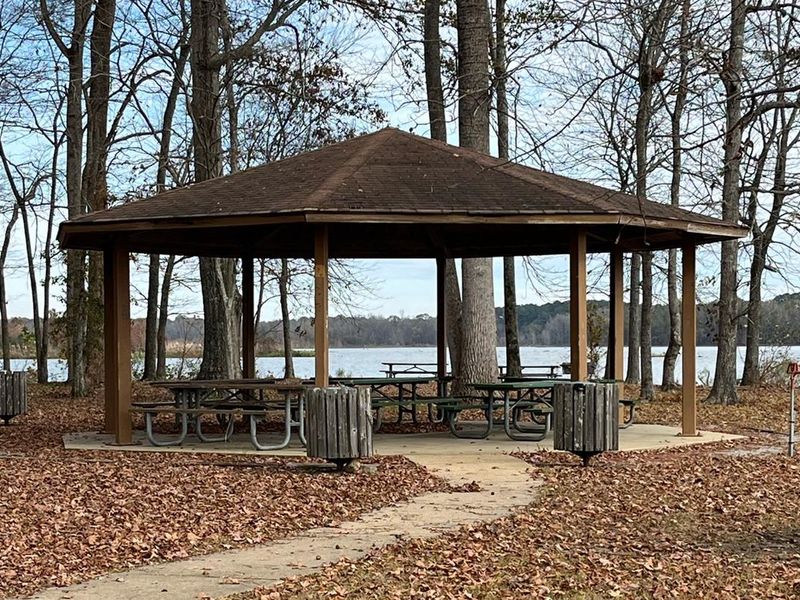 A beautiful view of Aberdeen Lake on the Tennessee Tombigbee Waterway.