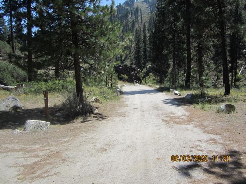 Parking for Black Rock Site 1 is long and flat.