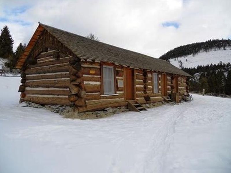 Eagle Guard Station in winter