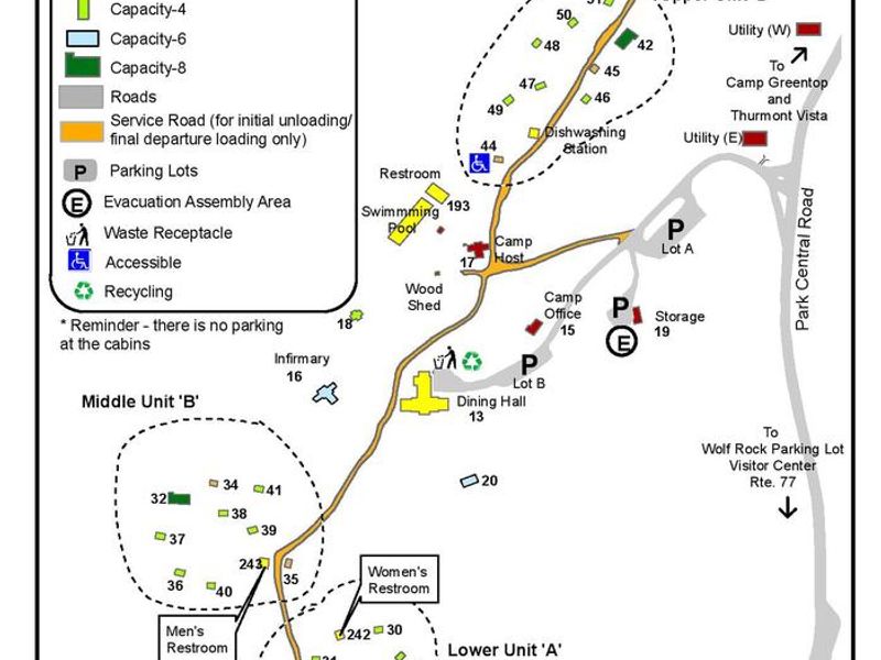 Camp Misty Mount Map