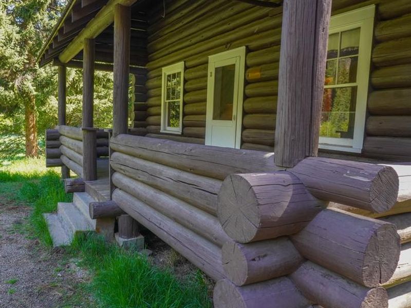 Porch View of Magruder Rangers Cabin