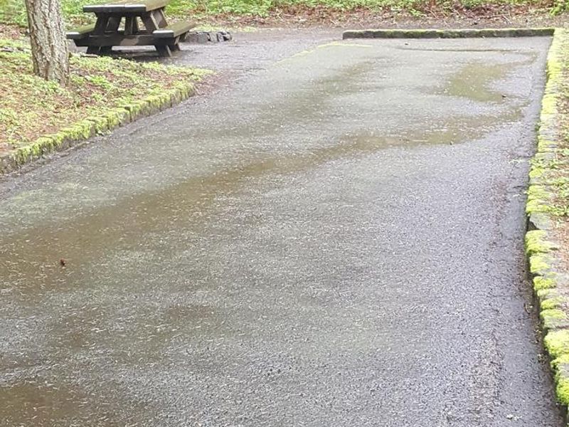 Wyeth campground Site 11 - restroom nearby