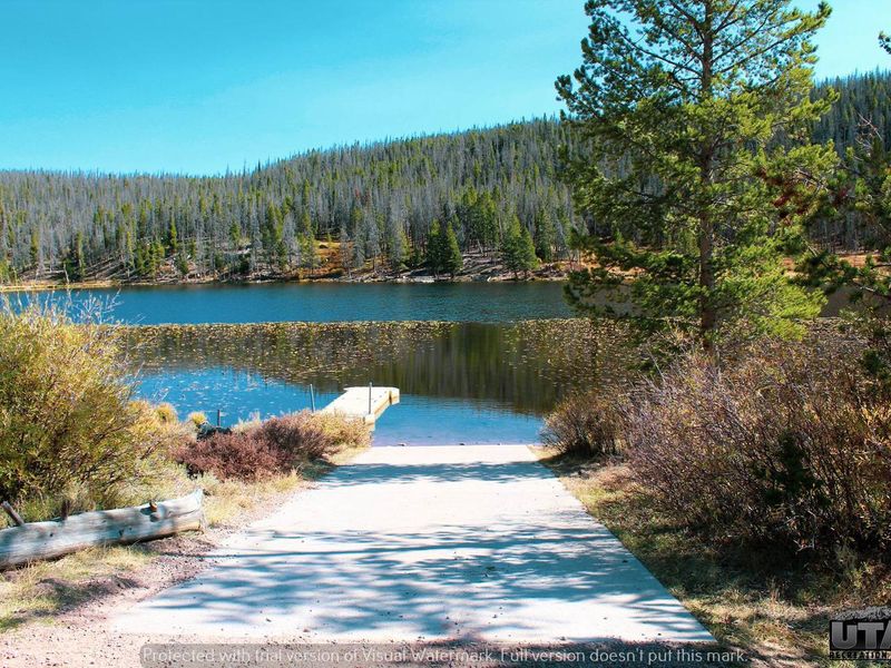 Bridger Lake Campground boat ramp