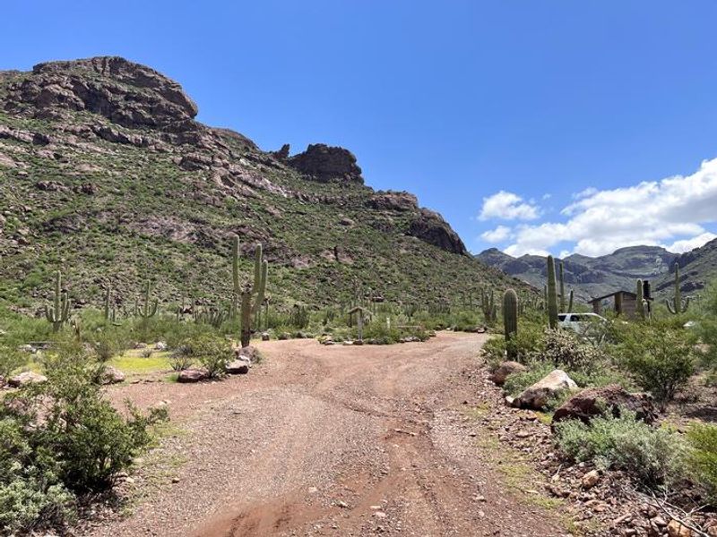 Tent campers flock to the primitive experience at Alamo Canyon.