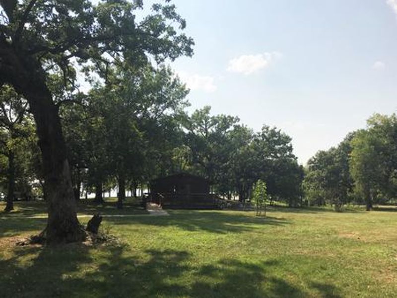 Exterior of Miners Retreat Enclosed Shelter - Whitebreast Beach (IA)