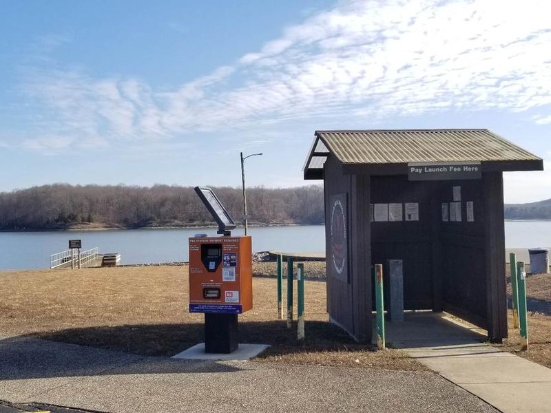 Site 1 Boat Ramp automated fee machine