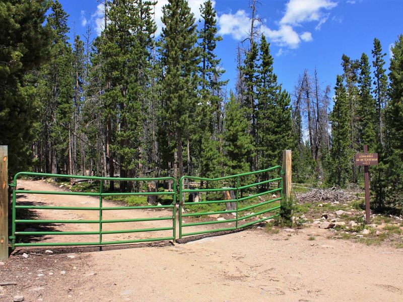 Spruce Mountain Fire Lookout Tower Entrance