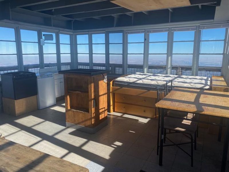 Interior of Flag Point lookout.