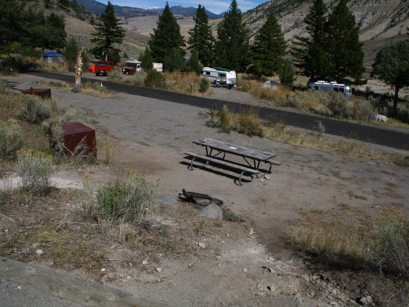 Mammoth Campsite #74, looking north