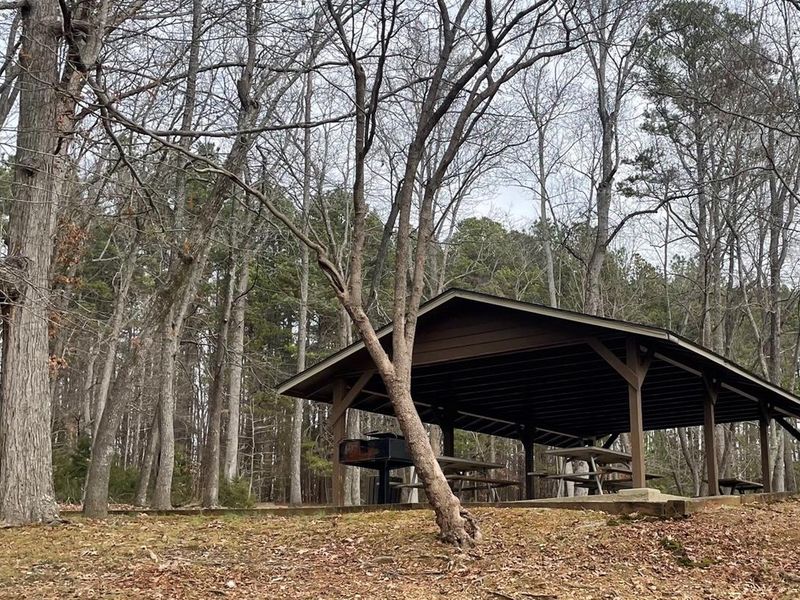 Welcome to Grassy Creek! There is a shelter with a large grill and picnic tables. The shelter does not have electricity. There is a boat ramp and a designated swimming area with a life jacket loaner station where you can borrow a life jacket for the day. 