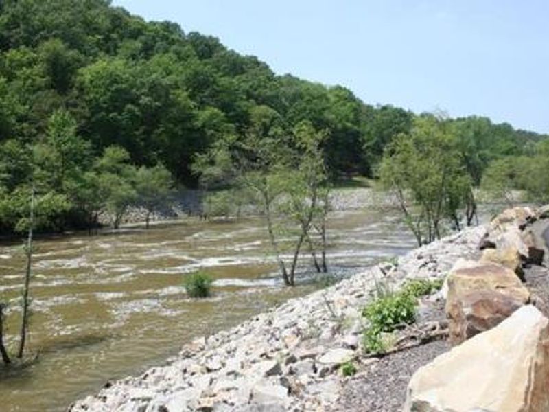 Fourche LaFave river from the campground.