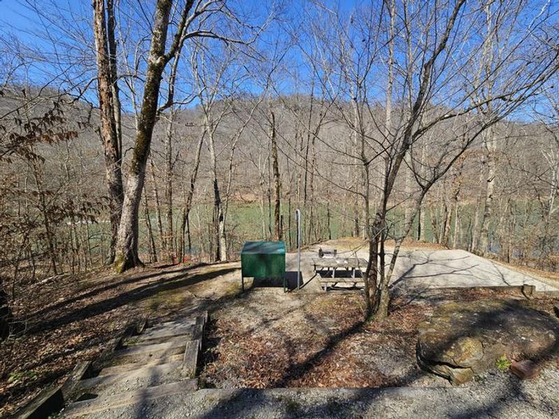 Campsite number 3 at Alum Ford Campground.