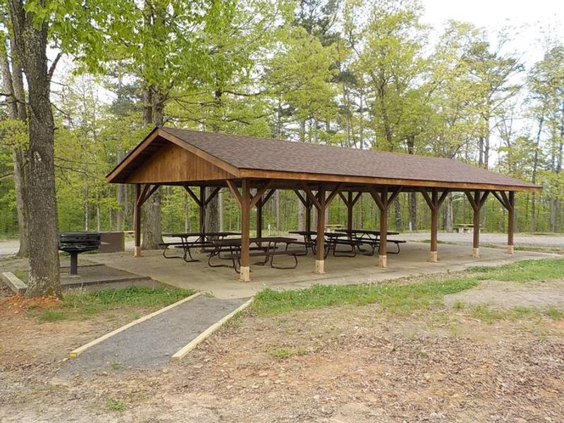 Accessible Picnic Pavilion in Campground