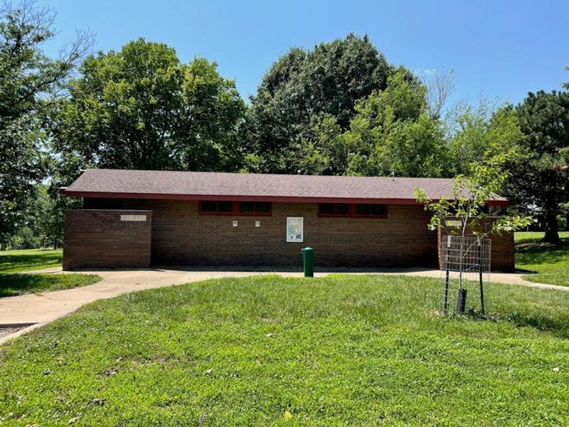 Waterborne Restrooms located in the upper and lower loops of Hickory and Walnut Campground