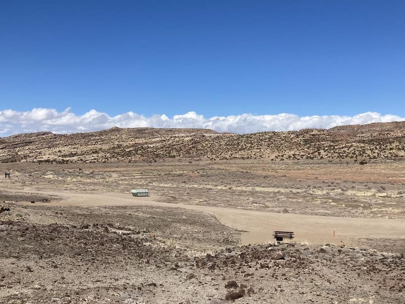 View of North Klondike campgroudn