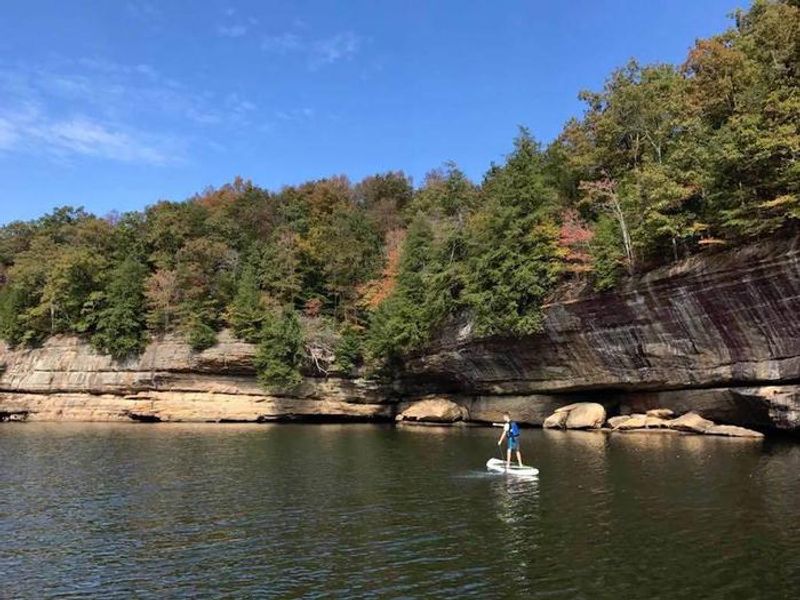 Stand up Paddle boarding at Grayson Lake