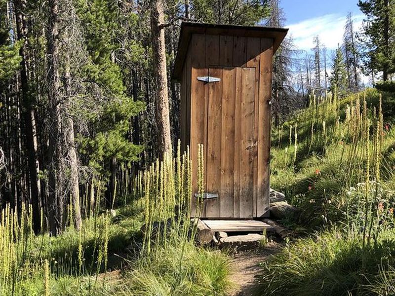 the outhouse at the lookout