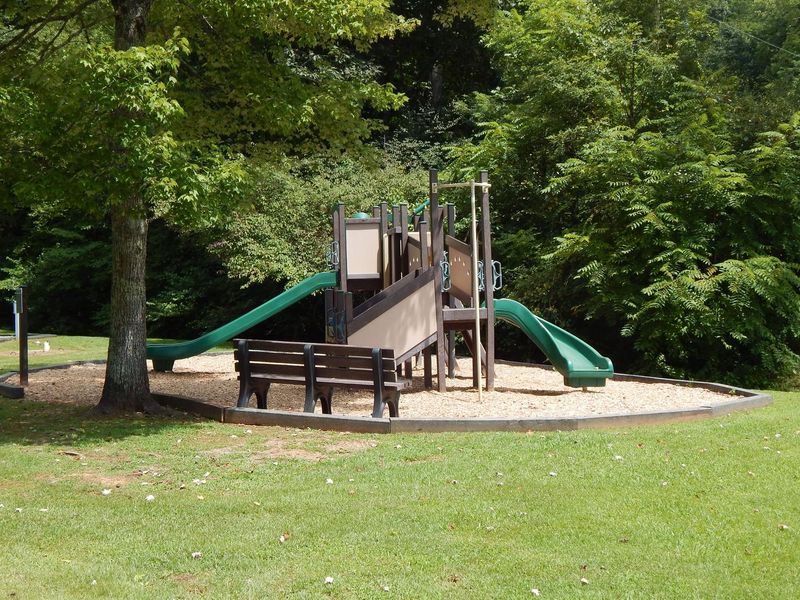A playground located at the campground.