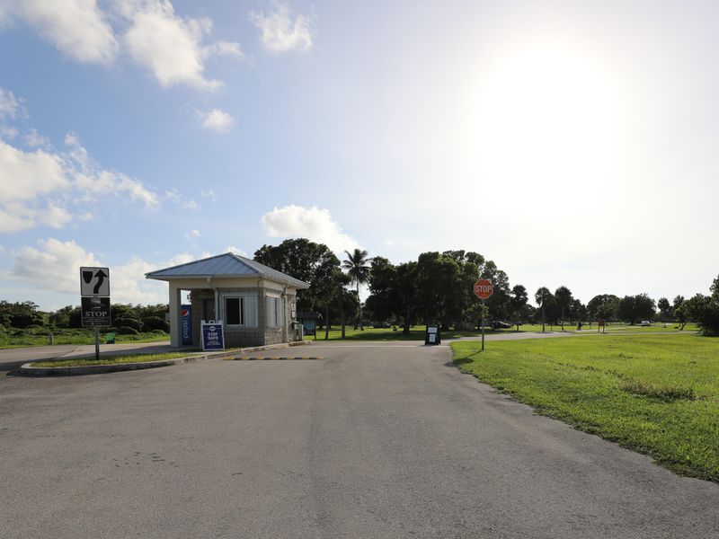 Entrance kiosk at Flamingo campground