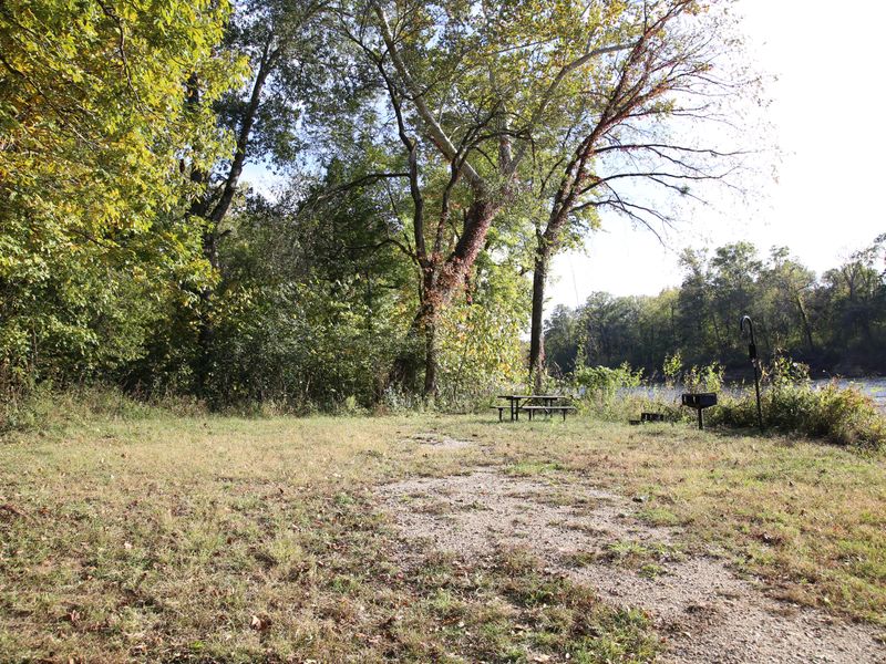 The Current River is the perfect backdrop to a quiet night of camping.