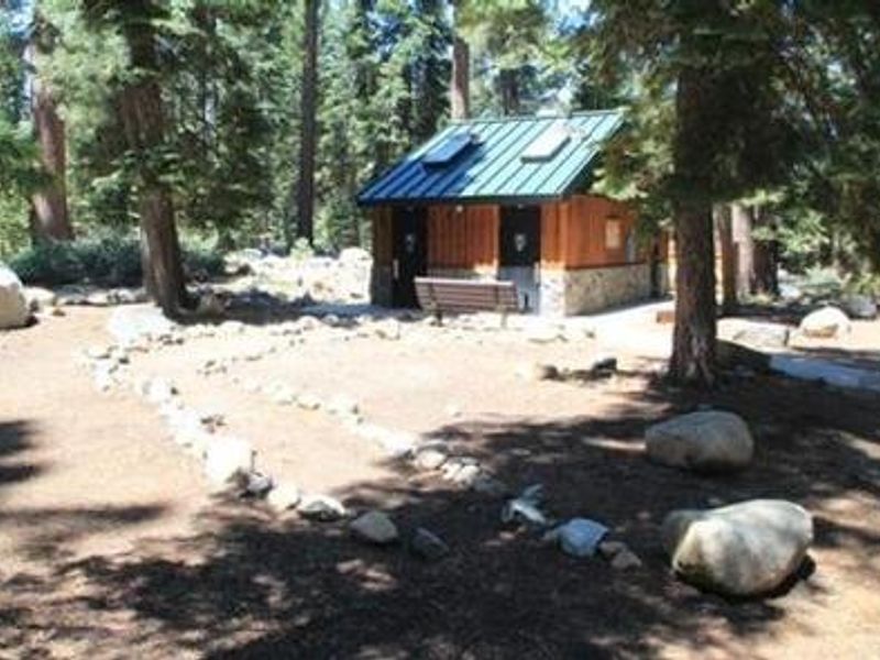 Showers are token operated.  Tokens  may be purchased at the camp store