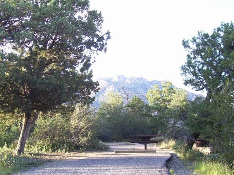 Site #15 with Granite Mountain in the Background 