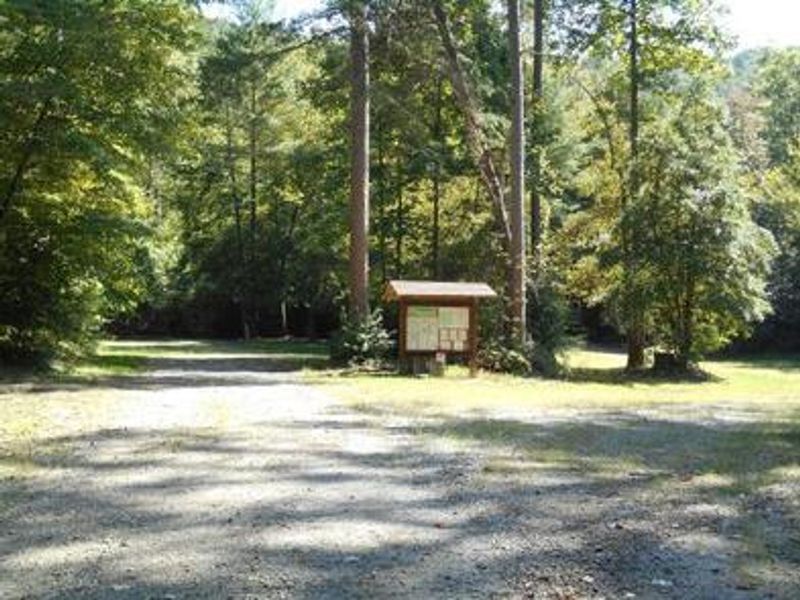 The views coming into the upper section of the Willis Knob Horse Camp