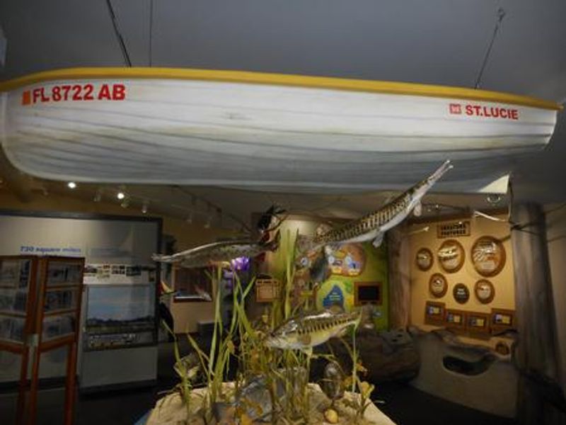 Exhibit inside Visitor Center