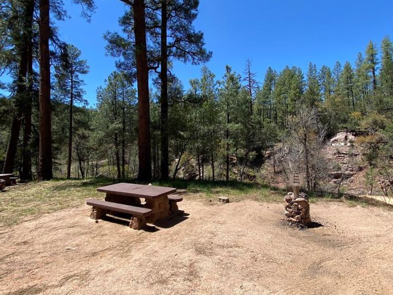 Picnic site in Upper Tonto CG