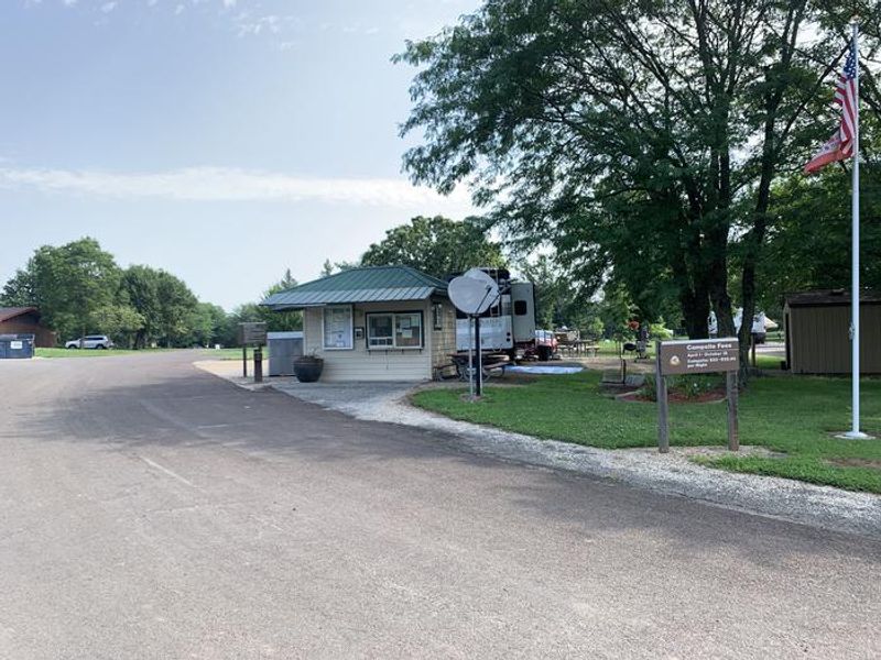 Gate Attendant Booth located in Cedar Ridge Campground 