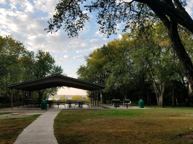 Shelter 1 in Overlook Park can be reserved
