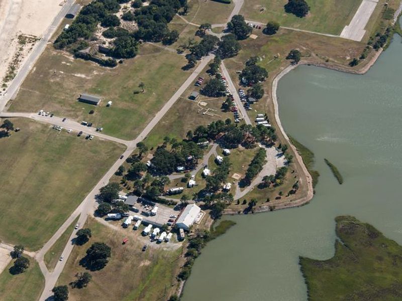 Aerial view of Colonies RV and Travel Park
