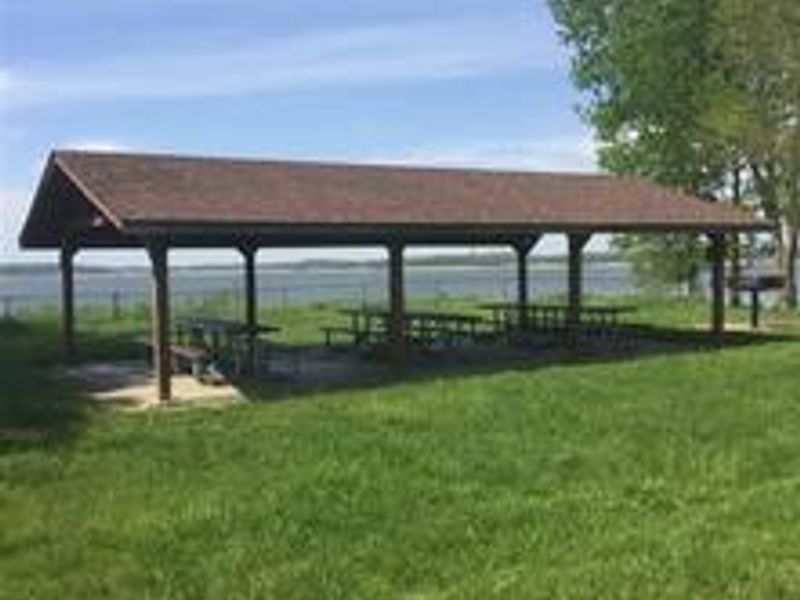 Whitebreast Point Shelter Close Up - Whitebreast Campground (IA)