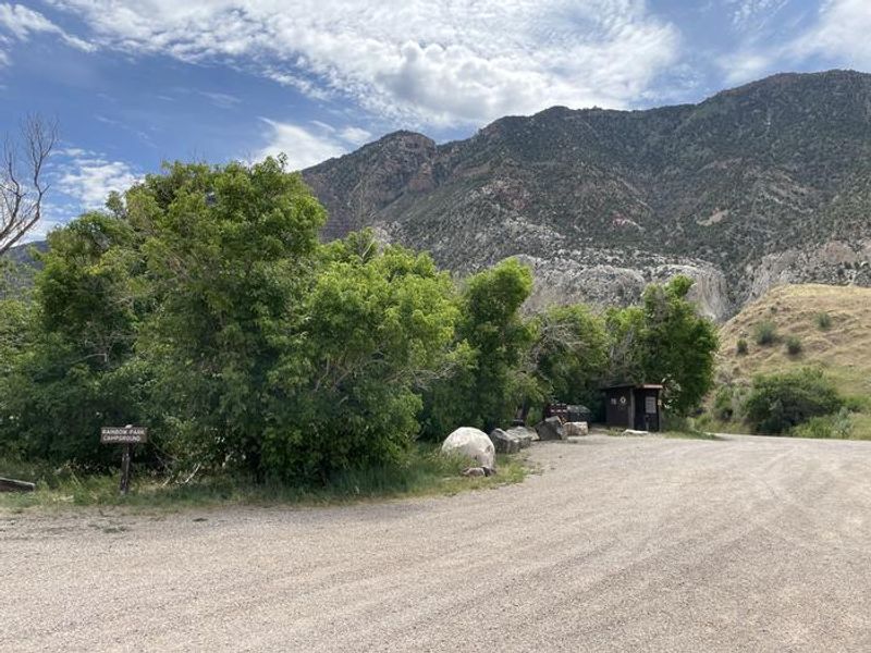 A photo of facility Rainbow Park Campground with No Amenities Shown