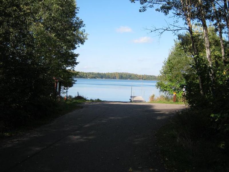 Boat landing at Anvil Lake Campground