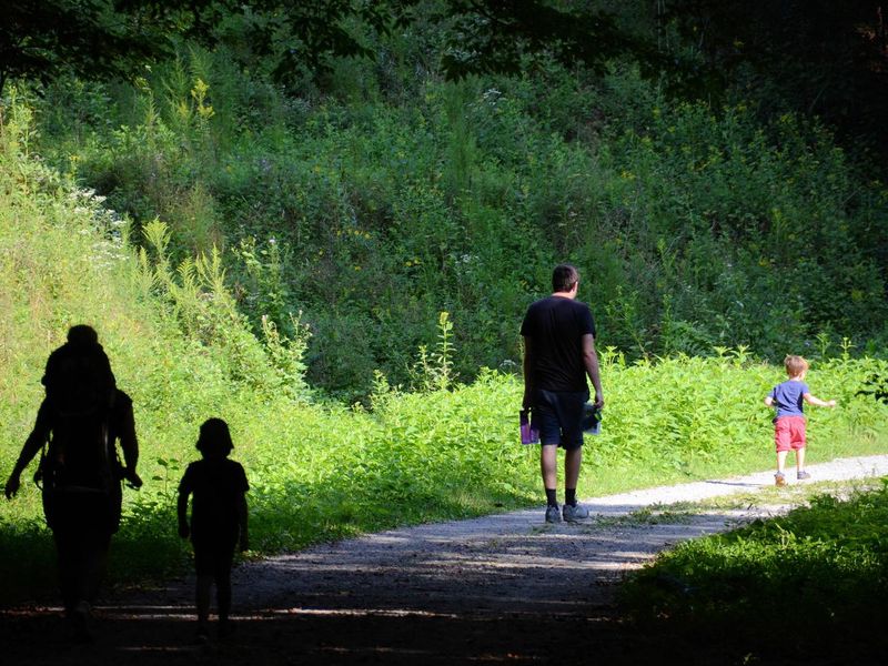Cooper's Furnace Day Use Area.  Hiking.