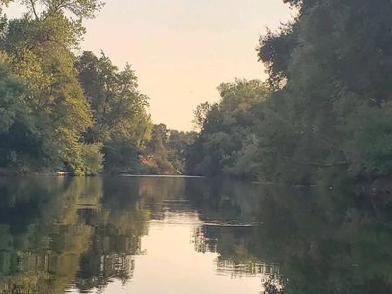 Boaters can enjoy this half mile smooth stretch of river from the campground to the parking area