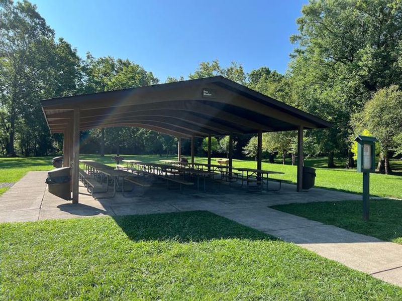 Doe Shelter, situated below Deer Creek Dam. This shelter provides electric at this facility.