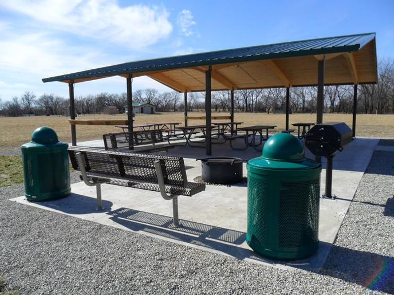 The Rockhaven Park shelter is located at the north end of the park near the playground and South Shore trail trailhead.