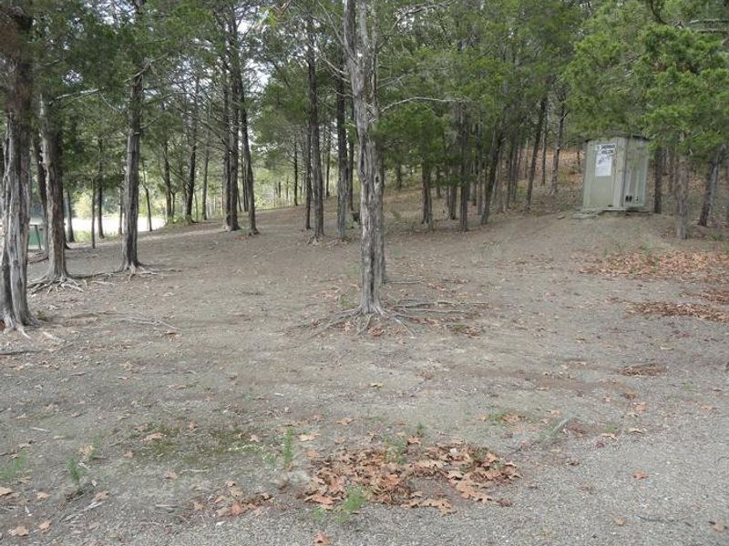 DALE HOLLOW LAKE - PRIMITIVE CAMPING EXAMPLE TENT AREA