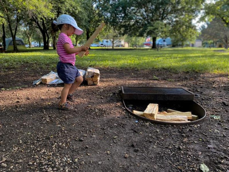 Young Camper in Bloomington East Park