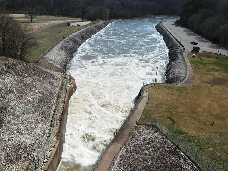 Wappapello Lake outlet channel 