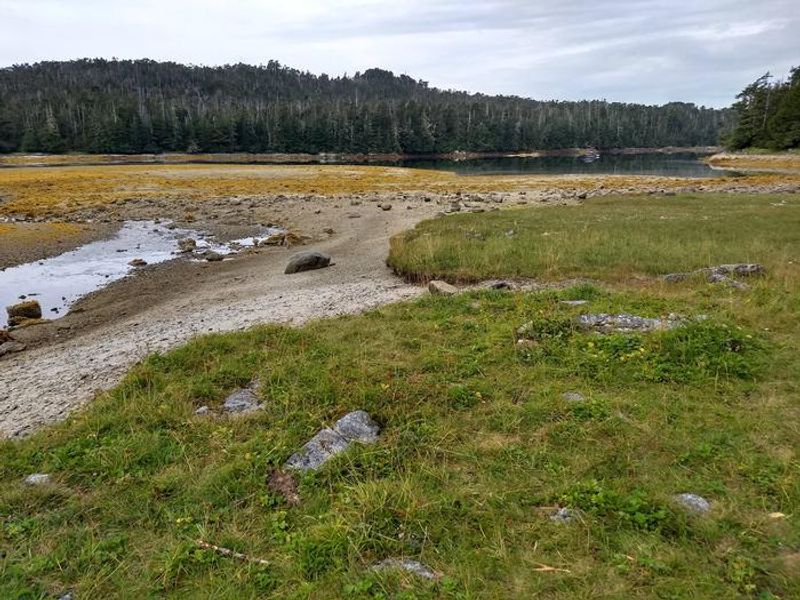 Looking toward mooring buoy