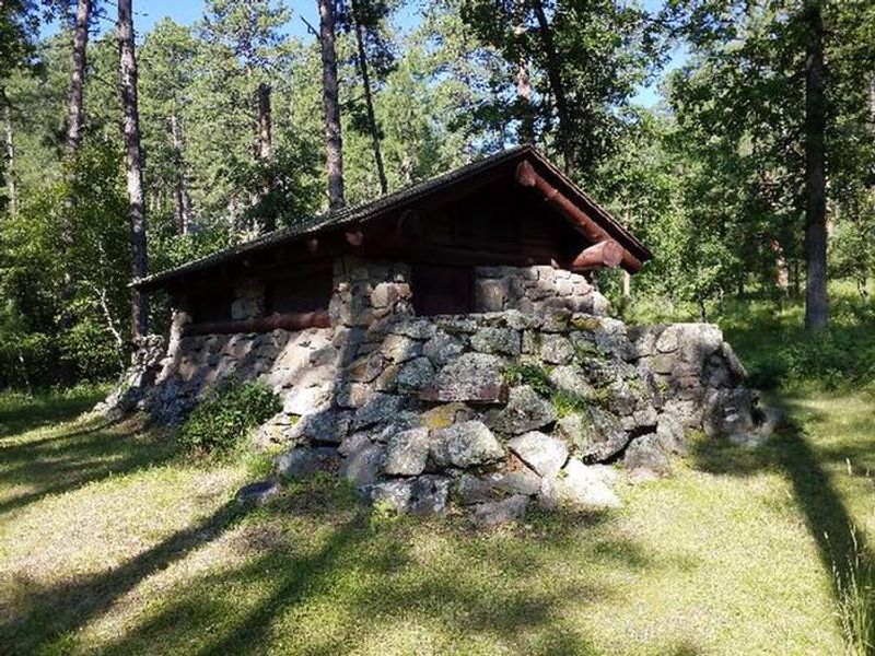 1930's stone bathhouse