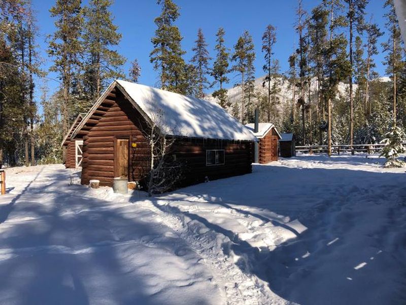 STOLLE MEADOWS woodshed and restroom