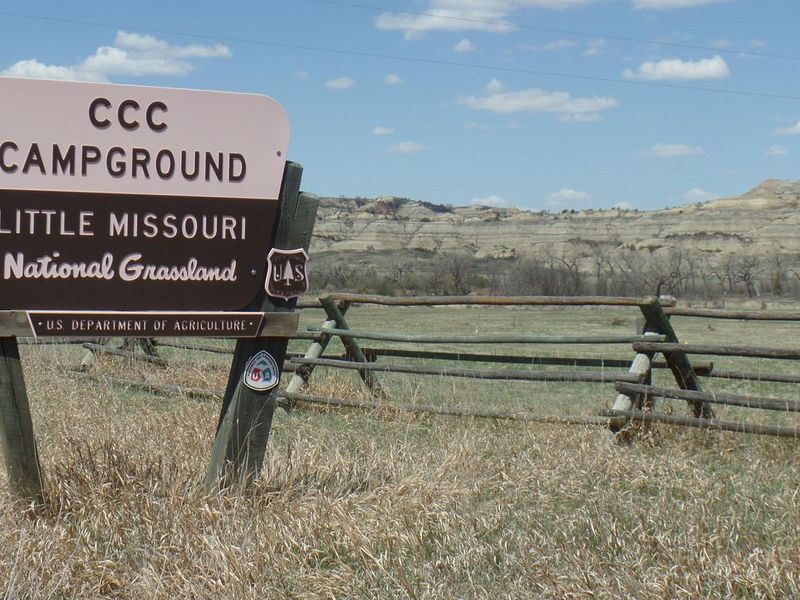 Welcome to the CCC Campground on the Little Missouri National Grasslands in the heart of the Badlands of North Dakota.